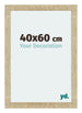 Mura MDF Bilderrahmen 40x60cm Sonoma Eiche Vorne Messe | Yourdecoration.at