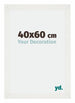 Mura MDF Bilderrahmen 40x60cm Weiss Gewischt Vorne Messe | Yourdecoration.at