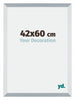 Mura MDF Bilderrahmen 42x60cm Aluminium Geburstet Vorne Messe | Yourdecoration.at