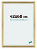 Mura MDF Bilderrahmen 42x60cm Gold Glanz Vorne Messe | Yourdecoration.at