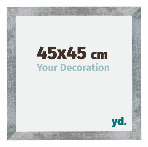 Mura MDF Bilderrahmen 45x45cm Eisen Gewischt Vorne Messe | Yourdecoration.at