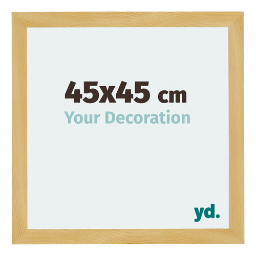 Mura MDF Bilderrahmen 45x45cm Kiefer Dekor Vorne Messe | Yourdecoration.at