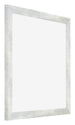 Mura MDF Bilderrahmen 45x45cm Silberglanz Vintage Vorne Schrag | Yourdecoration.at