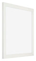 Mura MDF Bilderrahmen 45x45cm Weiss Gewischt Vorne Schräg | Yourdecoration.at