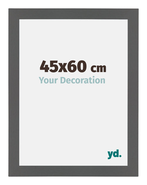 Mura MDF Bilderrahmen 45x60cm Antrazit Messe | Yourdecoration.at