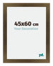Mura MDF Bilderrahmen 45x60cm Bronze Dekor Vorne Messe | Yourdecoration.at
