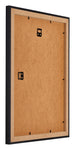 Mura MDF Bilderrahmen 45x60cm Schwarz Gemasert Rucksteite Schrag | Yourdecoration.at
