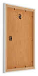 Mura MDF Bilderrahmen 45x60cm Weiss Matt Rückseite Schräg | Yourdecoration.at