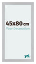 Mura MDF Bilderrahmen 45x80cm Silber Matt Vorne Messe | Yourdecoration.at