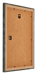 Mura MDF Bilderrahmen 46x61cm Blau Gold Meliert Ruckseite Schrag | Yourdecoration.at