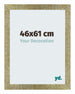 Mura MDF Bilderrahmen 46x61cm Gold Antik Vorne Messe | Yourdecoration.at