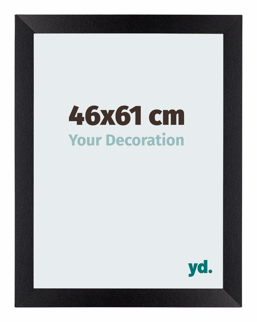 Mura MDF Bilderrahmen 46x61cm Schwarz Matt Vorne Messe | Yourdecoration.at