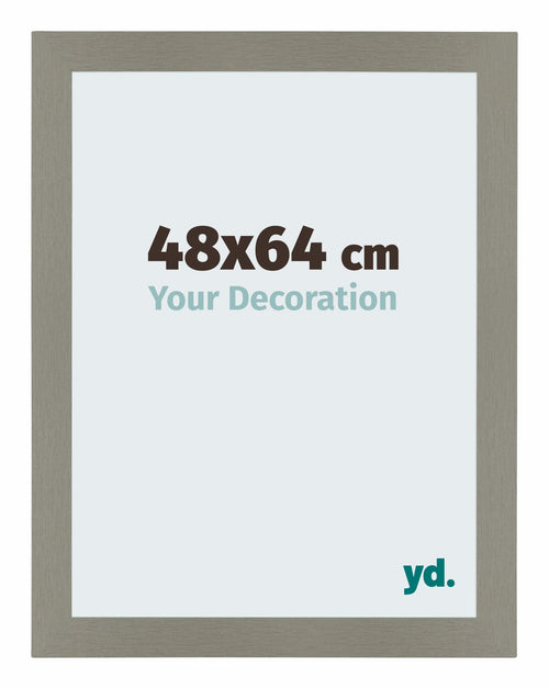 Mura MDF Bilderrahmen 48x64cm Anthrazit Vorne Messe | Yourdecoration.at