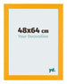 Mura MDF Bilderrahmen 48x64cm Gelb Vorne Messe | Yourdecoration.at