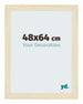 Mura MDF Bilderrahmen 48x64cm Sand Gewischt Vorne Messe | Yourdecoration.at
