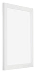 Mura MDF Bilderrahmen 48x64cm Weiss Hochglanz Vorne Schrag | Yourdecoration.at