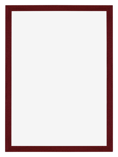 Mura MDF Bilderrahmen 48x67cm Weinrot Gewischt Vorne | Yourdecoration.at