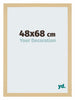 Mura MDF Bilderrahmen 48x68cm Ahorn Dekor Vorne Messe | Yourdecoration.at