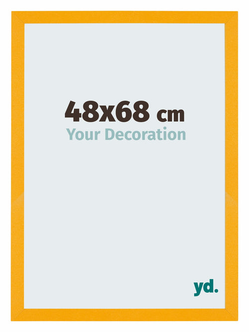 Mura MDF Bilderrahmen 48x68cm Gelb Vorne Messe | Yourdecoration.at