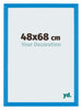 Mura MDF Bilderrahmen 48x68cm Hellblau Vorne Messe | Yourdecoration.at