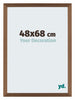 Mura MDF Bilderrahmen 48x68cm Kupfer Dekor Vorne Messe | Yourdecoration.at