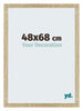 Mura MDF Bilderrahmen 48x68cm Sonoma Eiche Vorne Messe | Yourdecoration.at