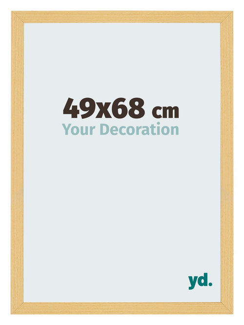 Mura MDF Bilderrahmen 49x68cm Buche Dekor Vorne Messe | Yourdecoration.at