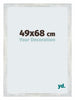 Mura MDF Bilderrahmen 49x68cm Silberglanz Vintage Vorne Messe | Yourdecoration.at
