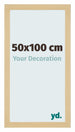 Mura MDF Bilderrahmen 50x100cm Ahorn Dekor Vorne Messe | Yourdecoration.at