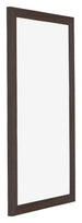 Mura MDF Bilderrahmen 50x100cm Eiche Dunkel Vorne Schrag | Yourdecoration.at