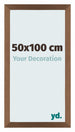 Mura MDF Bilderrahmen 50x100cm Kupfer Dekor Vorne Messe | Yourdecoration.at