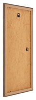 Mura MDF Bilderrahmen 50x100cm Nussbaum Dunkel Rucksteite Schrag | Yourdecoration.at