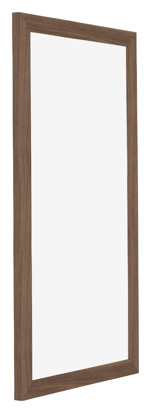 Mura MDF Bilderrahmen 50x100cm Nussbaum Dunkel Vorne Schrag | Yourdecoration.at