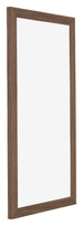 Mura MDF Bilderrahmen 50x100cm Nussbaum Dunkel Vorne Schrag | Yourdecoration.at