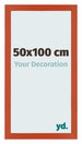 Mura MDF Bilderrahmen 50x100cm Orange Vorne Messe | Yourdecoration.at