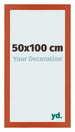 Mura MDF Bilderrahmen 50x100cm Orange Vorne Messe | Yourdecoration.at