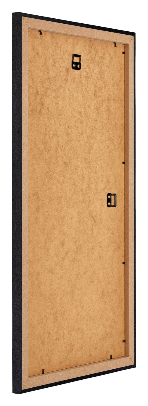 Mura MDF Bilderrahmen 50x100cm Schwarz Matt Rucksteite Schrag | Yourdecoration.at