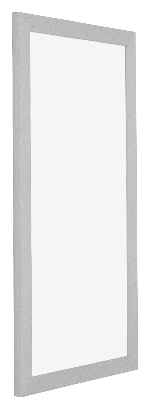 Mura MDF Bilderrahmen 50x100cm Silber Matt Vorne Schrag | Yourdecoration.at
