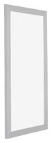 Mura MDF Bilderrahmen 50x100cm Silber Matt Vorne Schrag | Yourdecoration.at