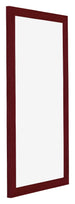 Mura MDF Bilderrahmen 50x100cm Weinrot Gewischt Vorne Schrag | Yourdecoration.at