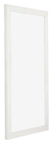 Mura MDF Bilderrahmen 50x100cm Weiss Gewischt Vorne Schr��g | Yourdecoration.at