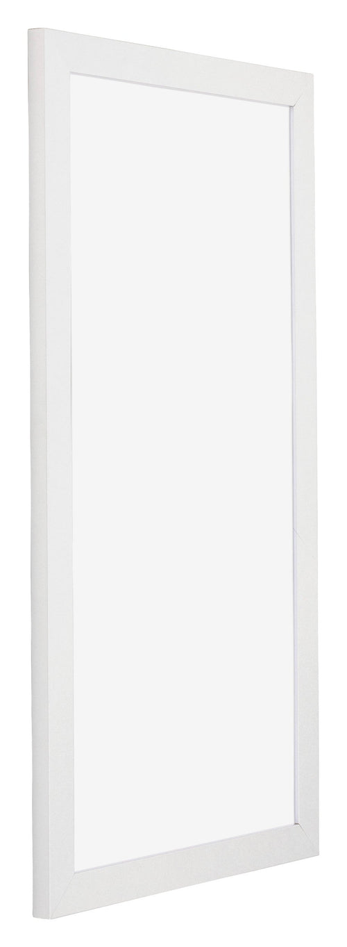 Mura MDF Bilderrahmen 50x100cm Weiss Hochglanz Vorne Schr��g | Yourdecoration.at