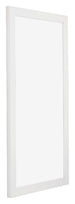 Mura MDF Bilderrahmen 50x100cm Weiss Hochglanz Vorne Schr��g | Yourdecoration.at