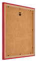 Mura MDF Bilderrahmen 50x50cm Rot Rucksteite Schrag | Yourdecoration.at