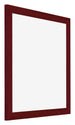 Mura MDF Bilderrahmen 50x50cm Weinrot Gewischt Vorne Schrag | Yourdecoration.at