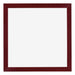 Mura MDF Bilderrahmen 50x50cm Weinrot Gewischt Vorne | Yourdecoration.at