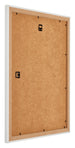 Mura MDF Bilderrahmen 50x60cm Weiss Matt Rückseite Schräg | Yourdecoration.at