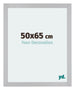 Mura MDF Bilderrahmen 50x65cm Silber Matt Vorne Messe | Yourdecoration.at