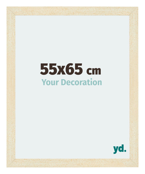 Mura MDF Bilderrahmen 55x65cm Sand Gewischt Vorne Messe | Yourdecoration.at