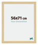Mura MDF Bilderrahmen 56x71cm Ahorn Dekor Vorne Messe | Yourdecoration.at